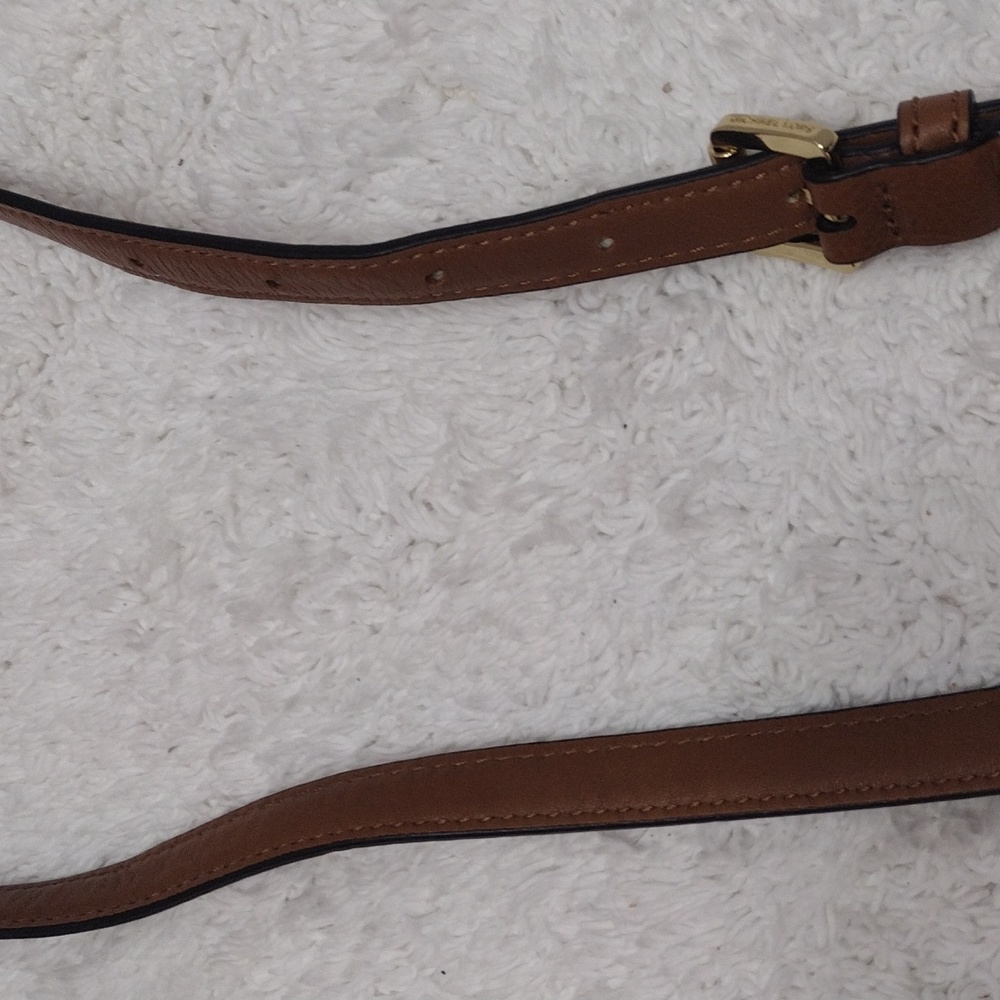 Michael Kors Brown 5 Eyelets Adjustable 38 1/2"- 43 1/4" Long x 5/8" Wide #99-31 - Picture 16 of 16
